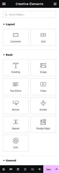 Creative Elements - Elementor based pagebuilder editor