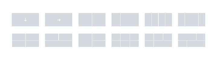 Flexbox Container layout settings for direction and alignment