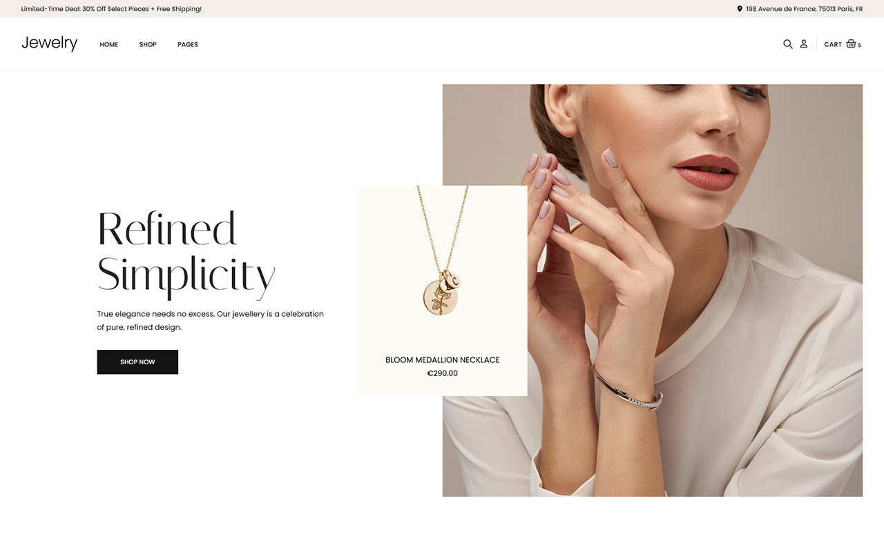 Jewelry Template Pack - Customizable header