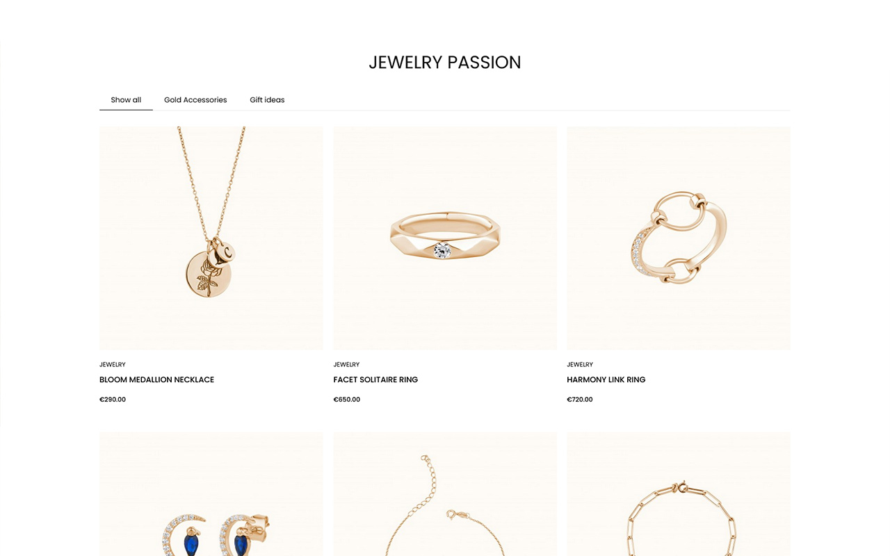 Jewelry Template Pack - Customizable product miniatures