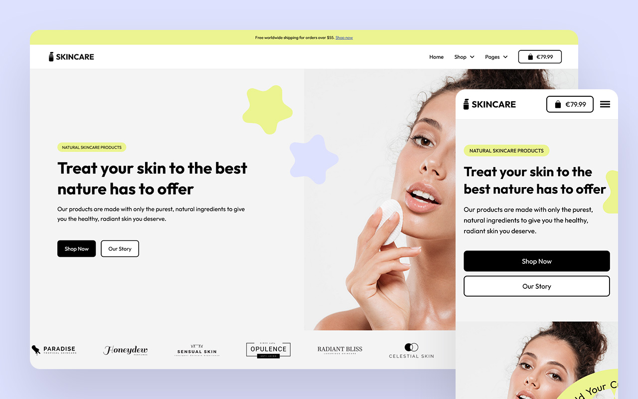 Skincare - Template Pack for PrestaShop