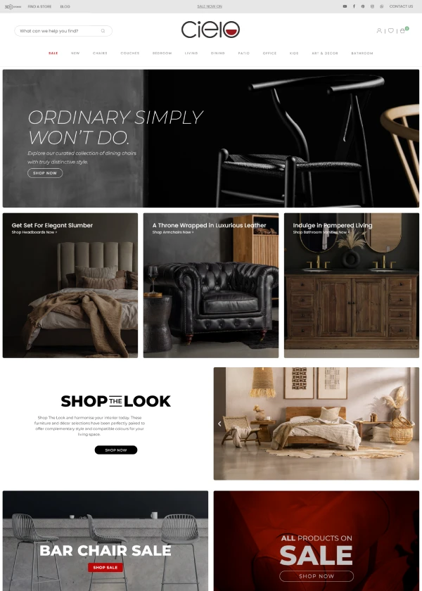 Furniture - Template pack for Creative Elements