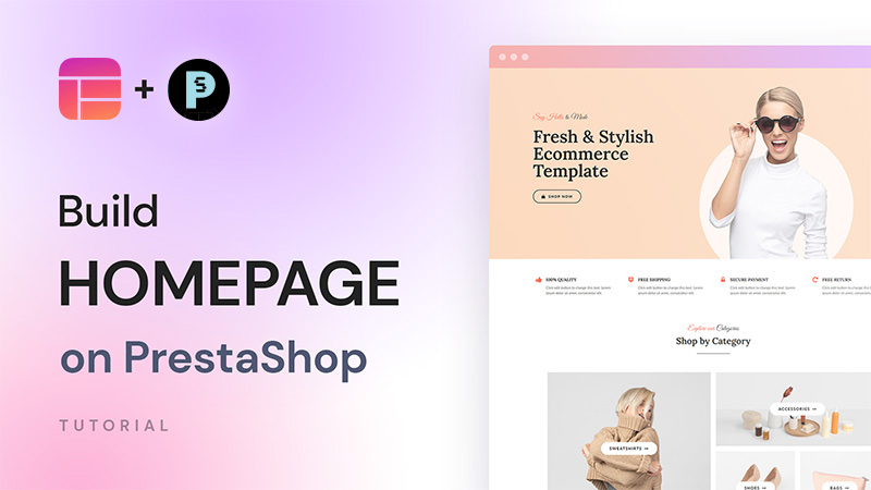 Build a PrestaShop homepage with Creative Elements - Elementor based page builder [Tutorial]